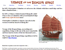 Tablet Screenshot of dragonvoyage.com